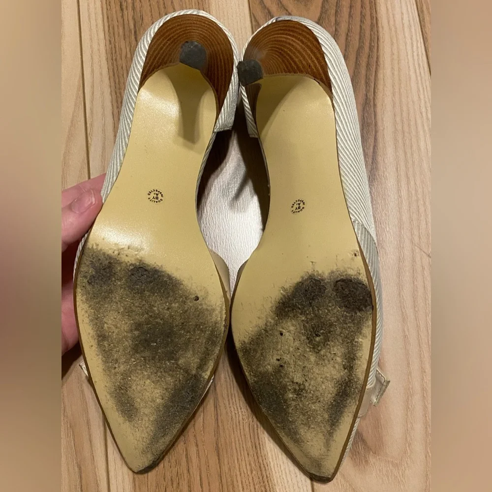 Worthington White & Tan Heels - Size 8.5 - Picture 3 of 5